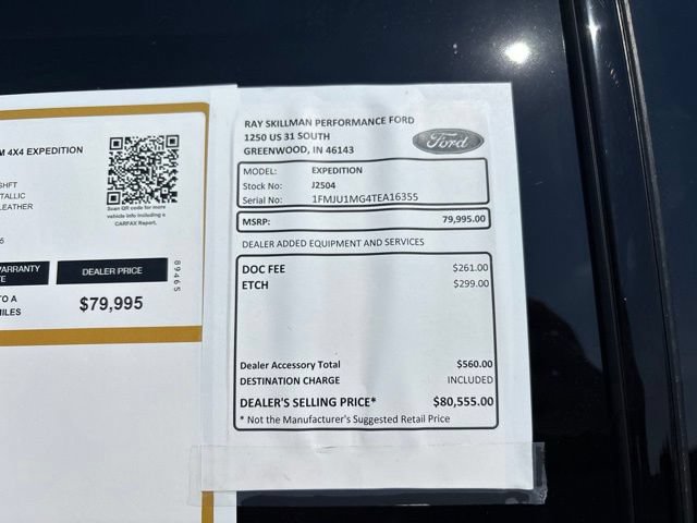 Certified 2026 Ford Expedition Platinum w/ Platinum Ultimate Package AWD/4WD image 3