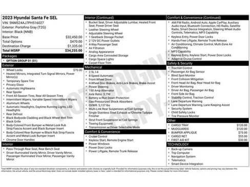 Used 2023 Hyundai Santa Fe SEL image 20
