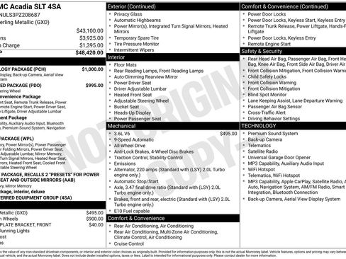 Certified 2023 GMC Acadia SLT w/ Technology Package AWD/4WD image 6