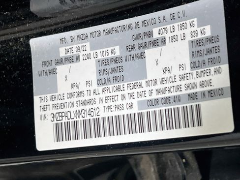 Used 2022 MAZDA MAZDA3 s FWD image 32