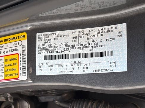 Used 2025 Ford Ranger XLT w/ Equipment Group 301A High AWD/4WD image 30