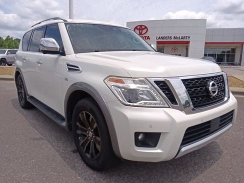 Used 2018 Nissan Armada Platinum w/ Captain Seat Package AWD/4WD image 1