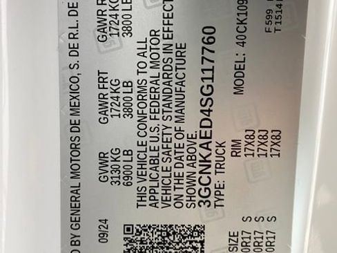 Certified 2025 Chevrolet Silverado 1500 W/T w/ WT Safety Package image 30