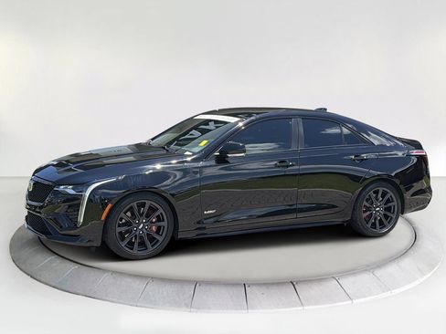 Certified 2023 Cadillac CT4 V w/ Navigation Package RWD image 1