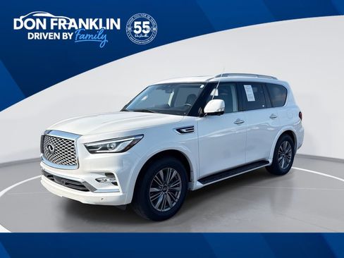 Used 2023 INFINITI QX80 Luxe w/ Cargo Package RWD image 1