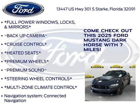 New 2025 Ford Mustang Dark Horse image 10