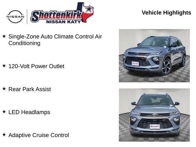 Used 2022 Chevrolet TrailBlazer RS w/ Technology Package FWD image 19