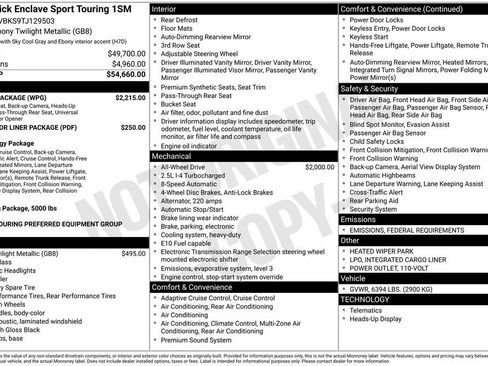 New 2026 Buick Enclave Sport Touring w/ Power Package image 44