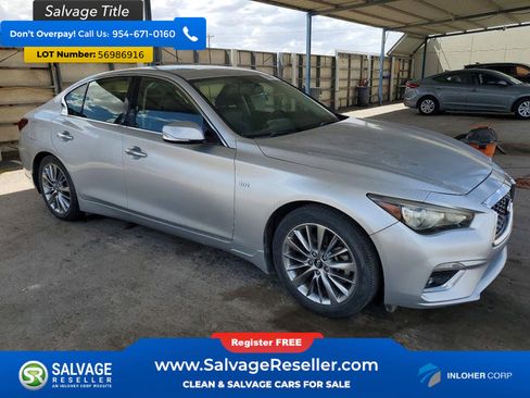 Used 2019 INFINITI Q50 Luxe w/ Essential Package (3.0T Luxe) RWD image 5