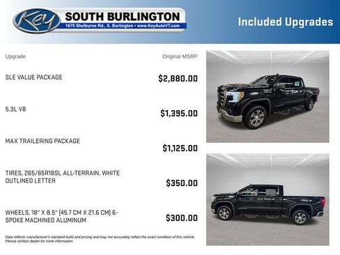 Used 2019 GMC Sierra 1500 SLE w/ SLE Value Package AWD/4WD image 3