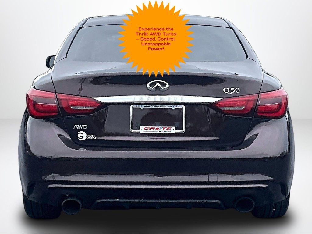 Used 2019 INFINITI Q50 Luxe w/ Essential Package (3.0T Luxe) AWD/4WD image 4