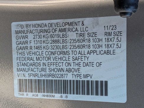 Used 2024 Honda Odyssey EX-L image 30