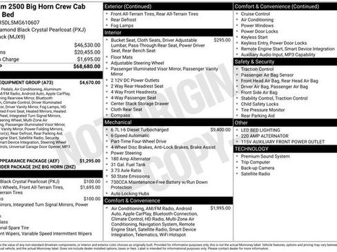 Used 2021 RAM 2500 Big Horn w/ Level B Equipment Group image 2