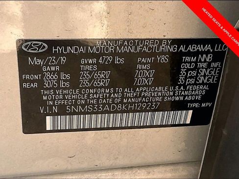 Used 2019 Hyundai Santa Fe SEL FWD image 30