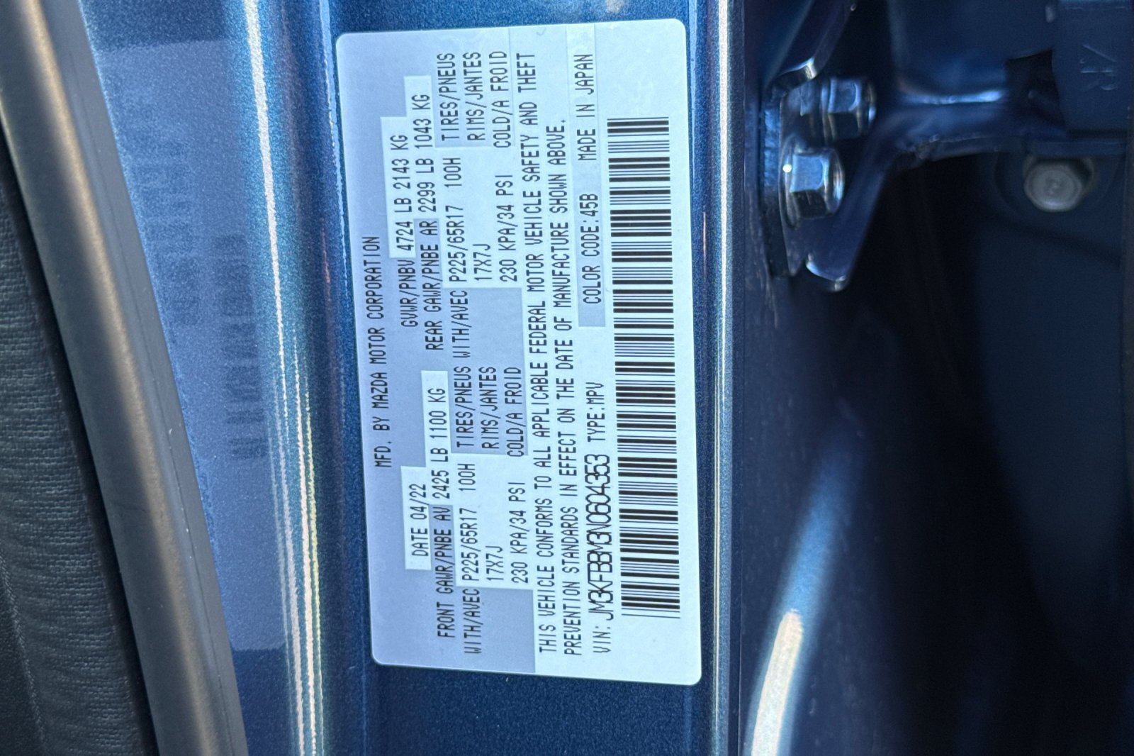 Used 2022 MAZDA CX-5 AWD 2.5 S w/ Select Package image 33