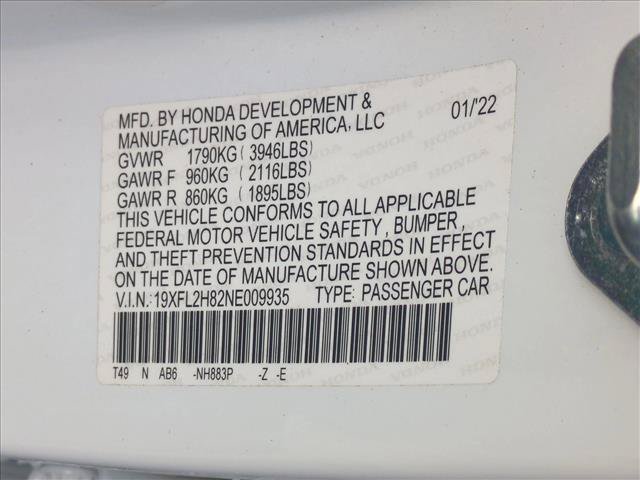 Certified 2022 Honda Civic Sport image 23
