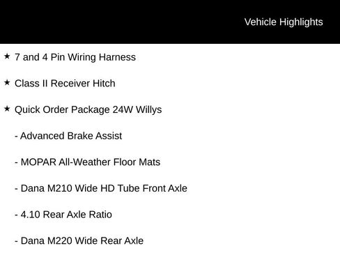 New 2026 Jeep Wrangler Willys image 8