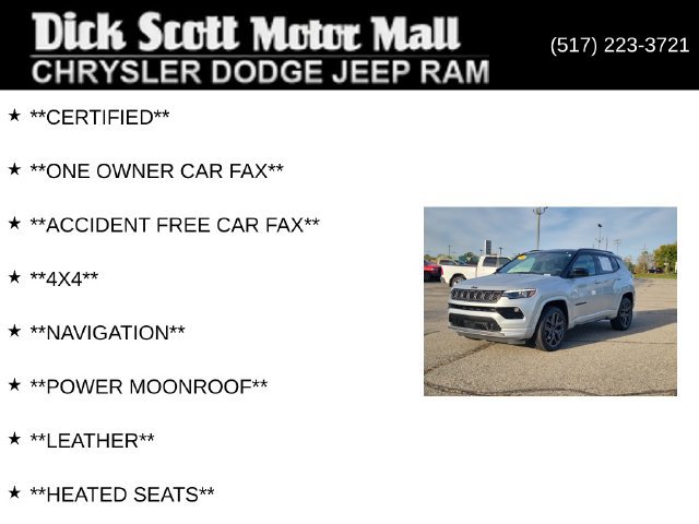Certified 2025 Jeep Compass Limited w/ High Altitude Package AWD/4WD image 10