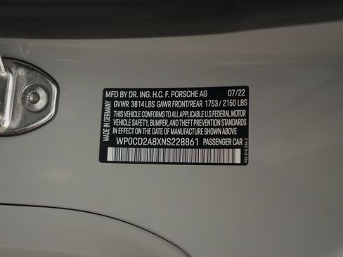 Used 2022 Porsche 718 Boxster GTS RWD image 22