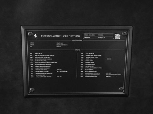 Certified 2023 Ferrari 812 GTS image 66