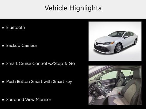 Used 2019 Toyota Camry XLE w/ Driver Assist Package FWD image 13