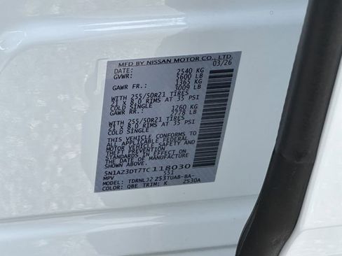 New 2026 Nissan Murano Platinum w/ Technology Package AWD/4WD image 27