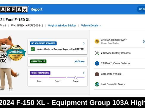 Used 2024 Ford F150 XL w/ Equipment Group 103A High RWD image 9