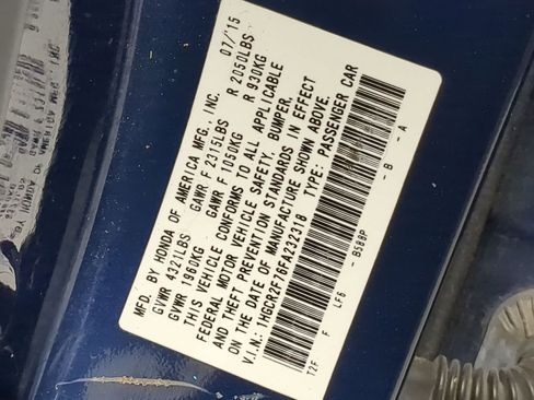 Used 2015 Honda Accord EX image 40