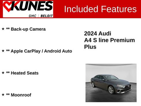 Used 2024 Audi A4 2.0T Premium Plus AWD/4WD image 2