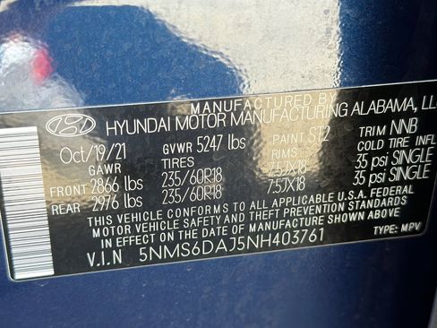 Used 2022 Hyundai Santa Fe XRT AWD/4WD image 25