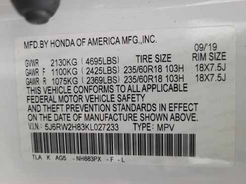 Used 2019 Honda CR-V EX-L image 33