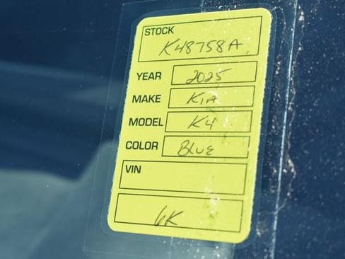 Certified 2025 Kia K4 FWD image 13
