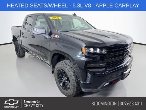 Used 2021 Chevrolet Silverado 1500 LT Trail Boss w/ Bed Protection Package AWD/4WD image 1
