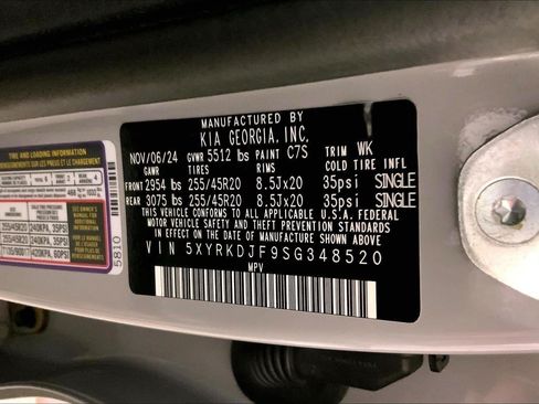 Certified 2025 Kia Sorento SX Prestige w/ Olive Brown Leather Package AWD/4WD image 31