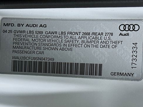 Used 2025 Audi A5 2.0T Premium Plus w/ Premium Plus AWD/4WD image 24