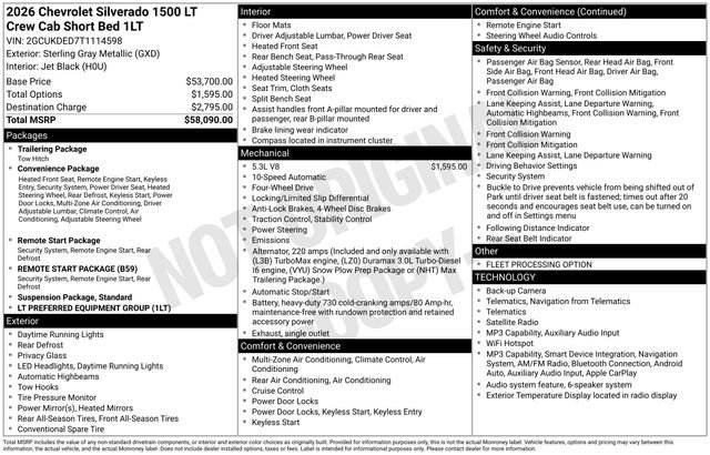 Used 2026 Chevrolet Silverado 1500 LT AWD/4WD image 31