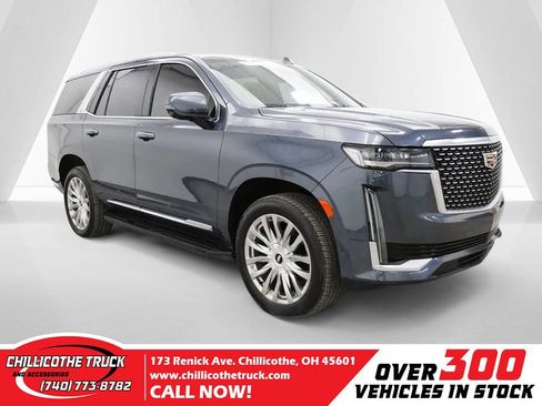 Used 2021 Cadillac Escalade Premium Luxury w/ Driver Assist Tech Package AWD/4WD image 1