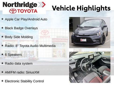 Certified 2025 Toyota Corolla SE FWD image 2