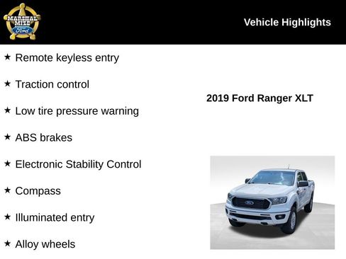 Used 2019 Ford Ranger XLT w/ FX4 Off-Road Package AWD/4WD image 2