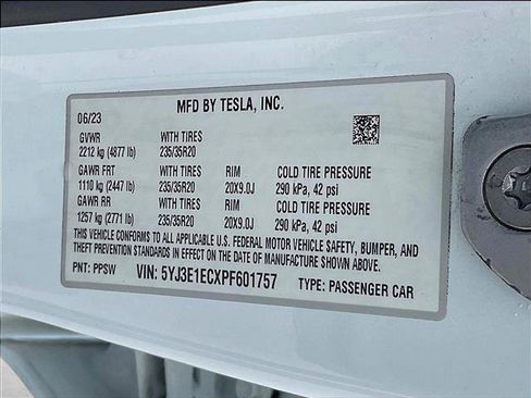 Used 2023 Tesla Model 3 Performance AWD/4WD image 28