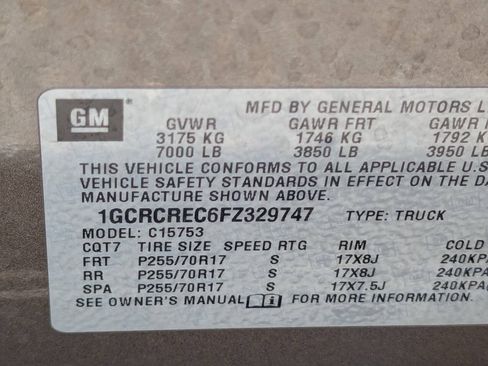Used 2015 Chevrolet Silverado 1500 LT w/ All Star Edition RWD image 33