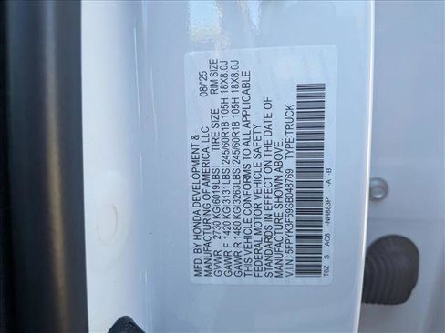 New 2025 Honda Ridgeline RTL image 17