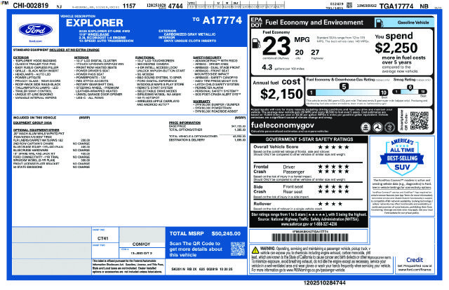 New 2026 Ford Explorer ST-Line AWD/4WD image 27