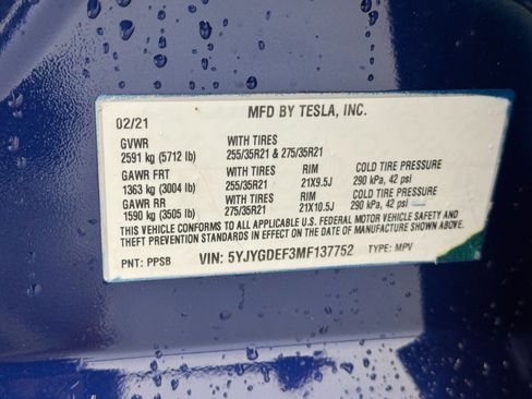 Used 2021 Tesla Model Y Performance image 51