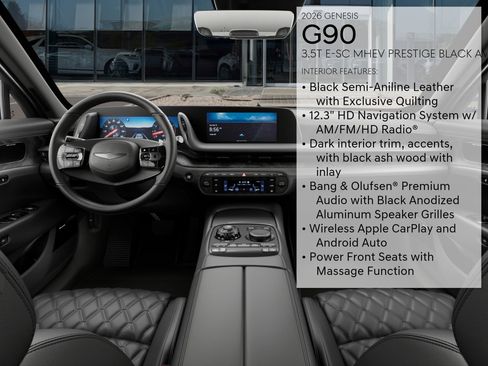 New 2026 Genesis G90 3.5T Prestige image 17