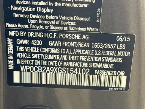 Certified 2016 Porsche 911 Carrera S RWD image 29