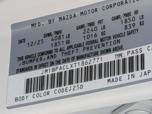 New 2026 MAZDA MAZDA3 2.5 S Sedan w/ Preferred Pkg image 35