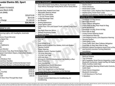 New 2026 Hyundai Elantra SEL Sport Premium FWD image 19