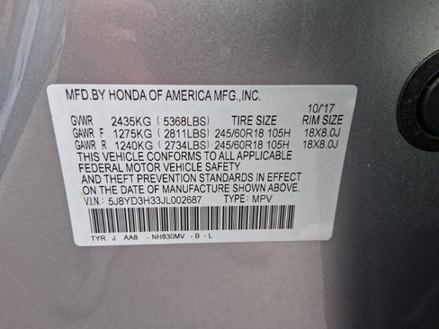 Used 2018 Acura MDX FWD image 27