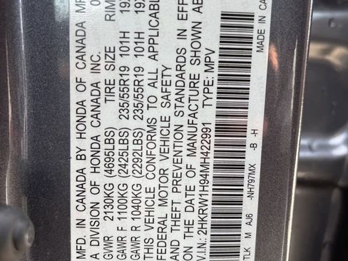 Used 2021 Honda CR-V Touring image 9
